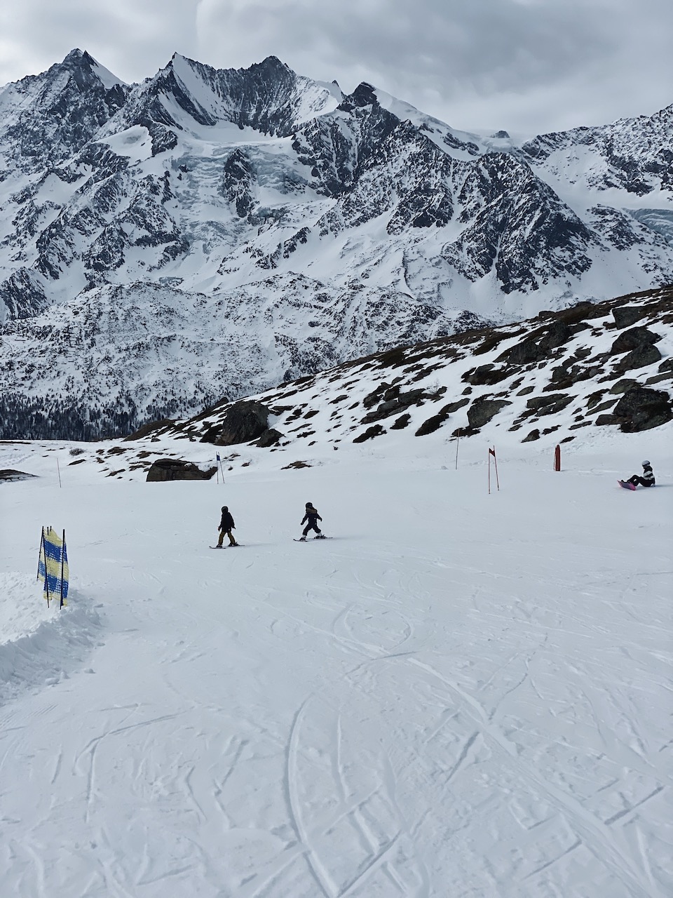 Bild Skifahren Saas Grund