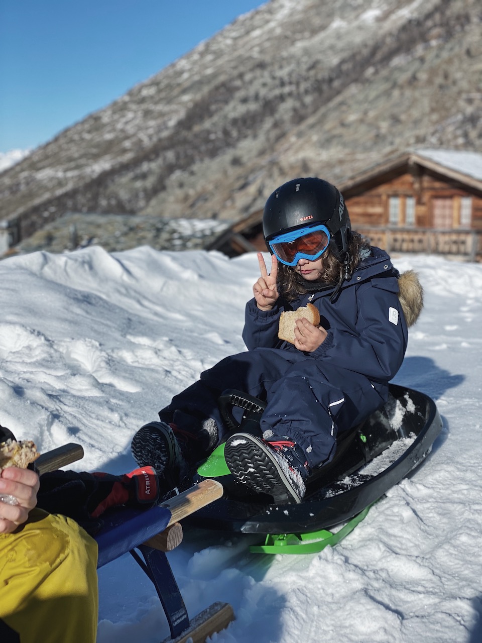 Bild Sandwich Essen Im Schnee