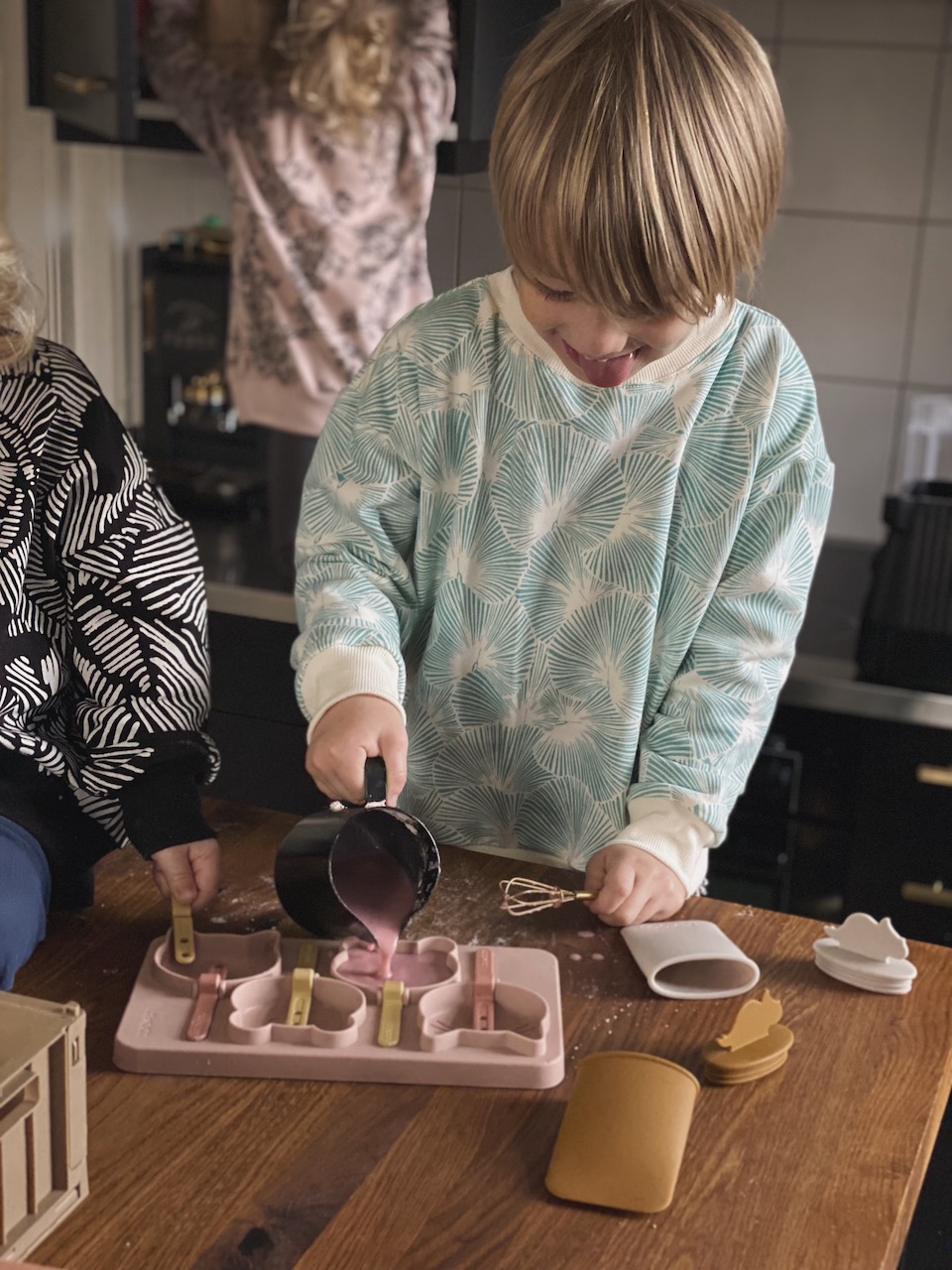 Bild Kochen Kinder Küche